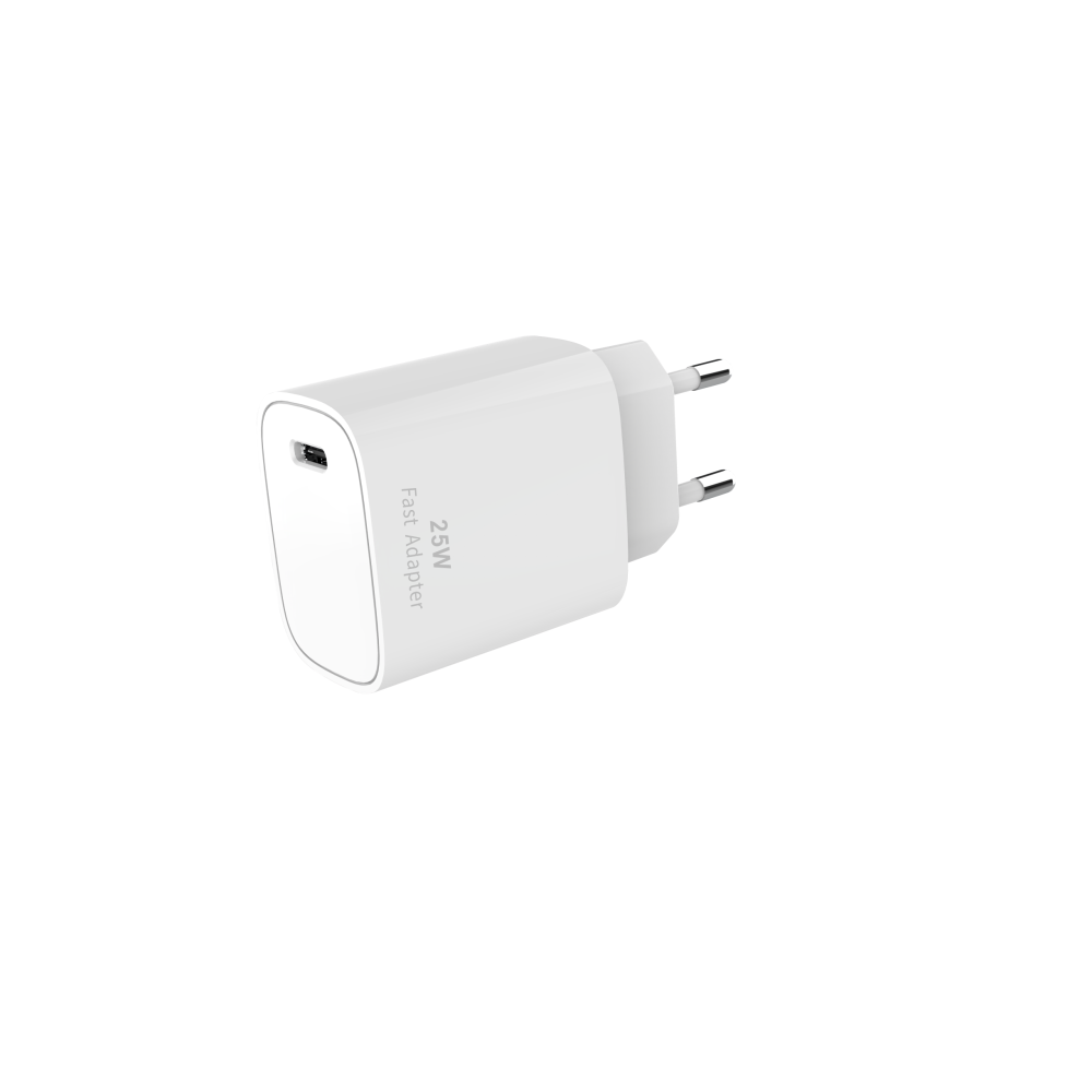 Fast Charging Adapter CH2023 USB-C 25W White