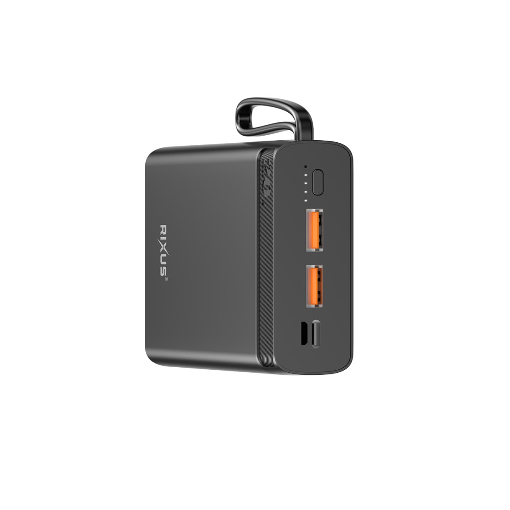 Rixus High Capicity Powerbank 20000 mAh 22.5W RXPB52 - Black