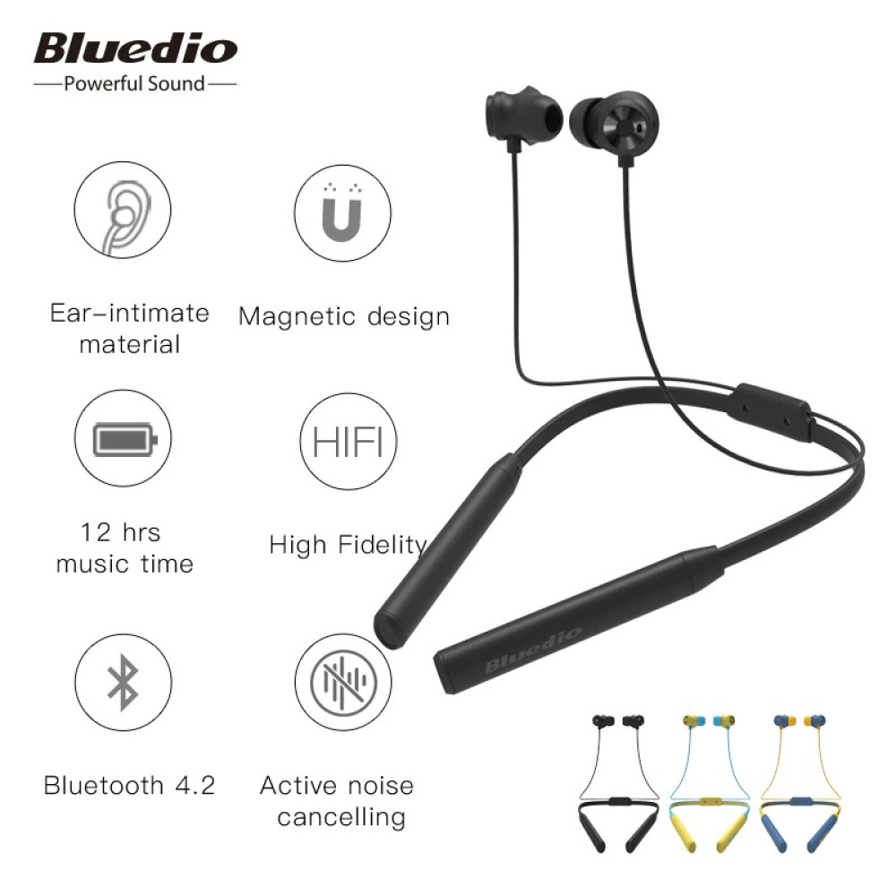 Bluedio TN2 Sports Bluetooth Earphone Magnetic Earbuds with Microphone