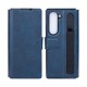 Rixus Wallet Case For Samsung Galaxy Z Fold 6 With Pen Holder Blue