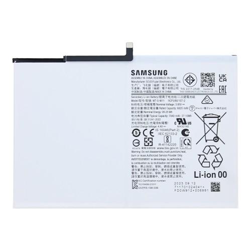 Samsung Galaxy Tab A9 Plus X210, X215, X216B Battery WT-S-W11 - 7040mAh Service Pack