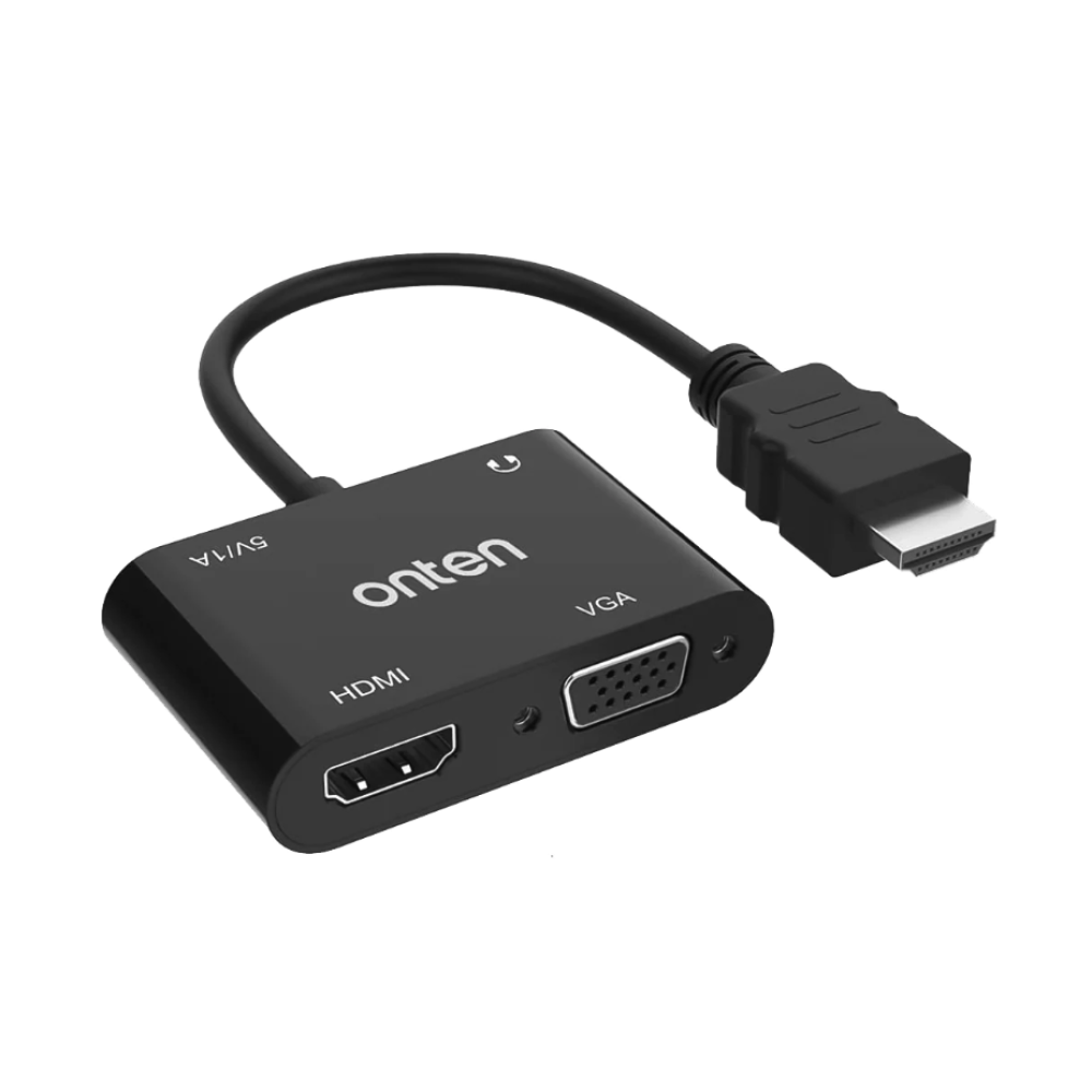 Onten HDMI To HDMI+VGA Converter With Audio OTN-5165HV