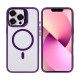 Rixus Classic 03 Case With MagSafe For iPhone 12 Pro Max Deep Purple