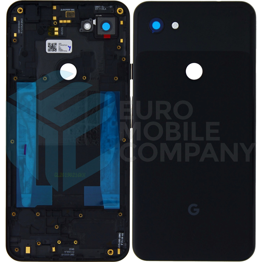 Google Pixel 3A XL Battery Cover - Black