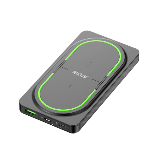 Rixus Wireless PD Powerbank 10000mAh RXPB80 - Black