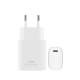 Fast Charging Adapter CH2023 USB-C 25W White