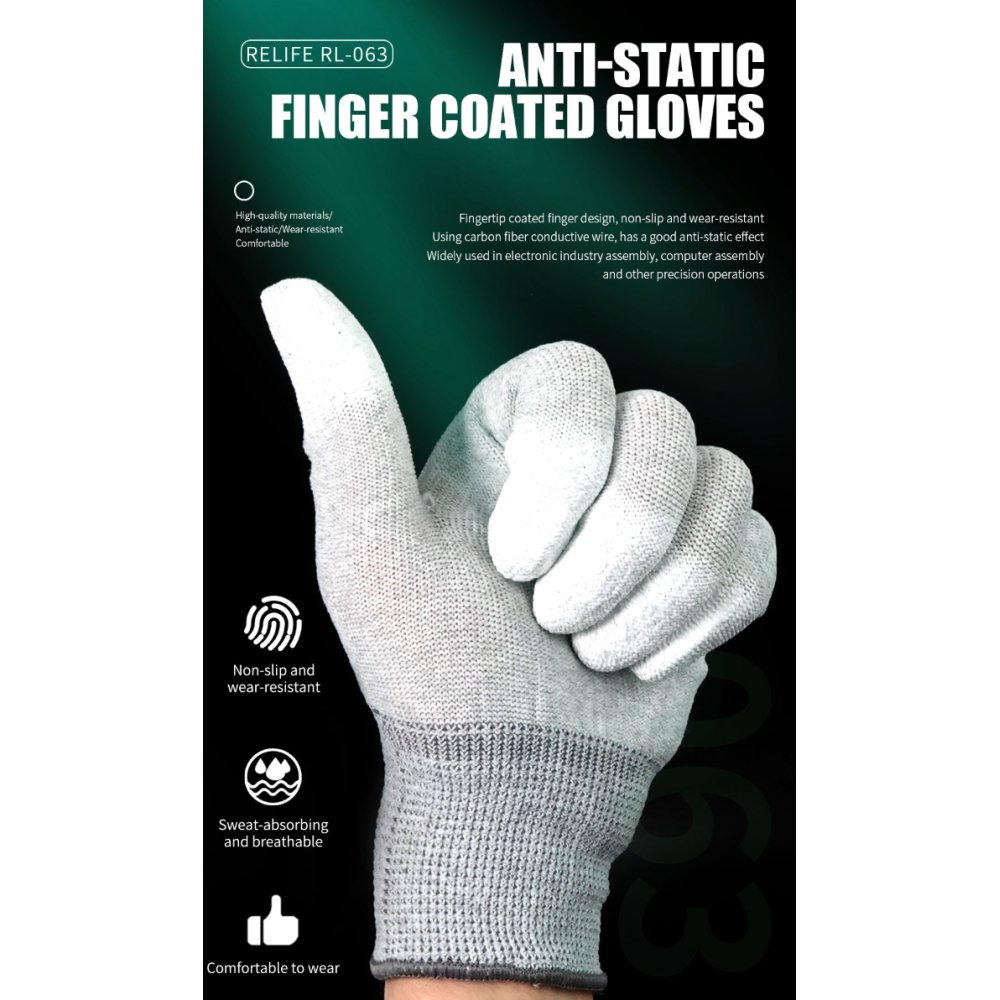 Relife Anti-Static Gloves RL-063/ XXL