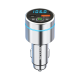 Rixus All-Metal Car FM Transmitter Bluetooth 5.3 RXBT40 - Silver