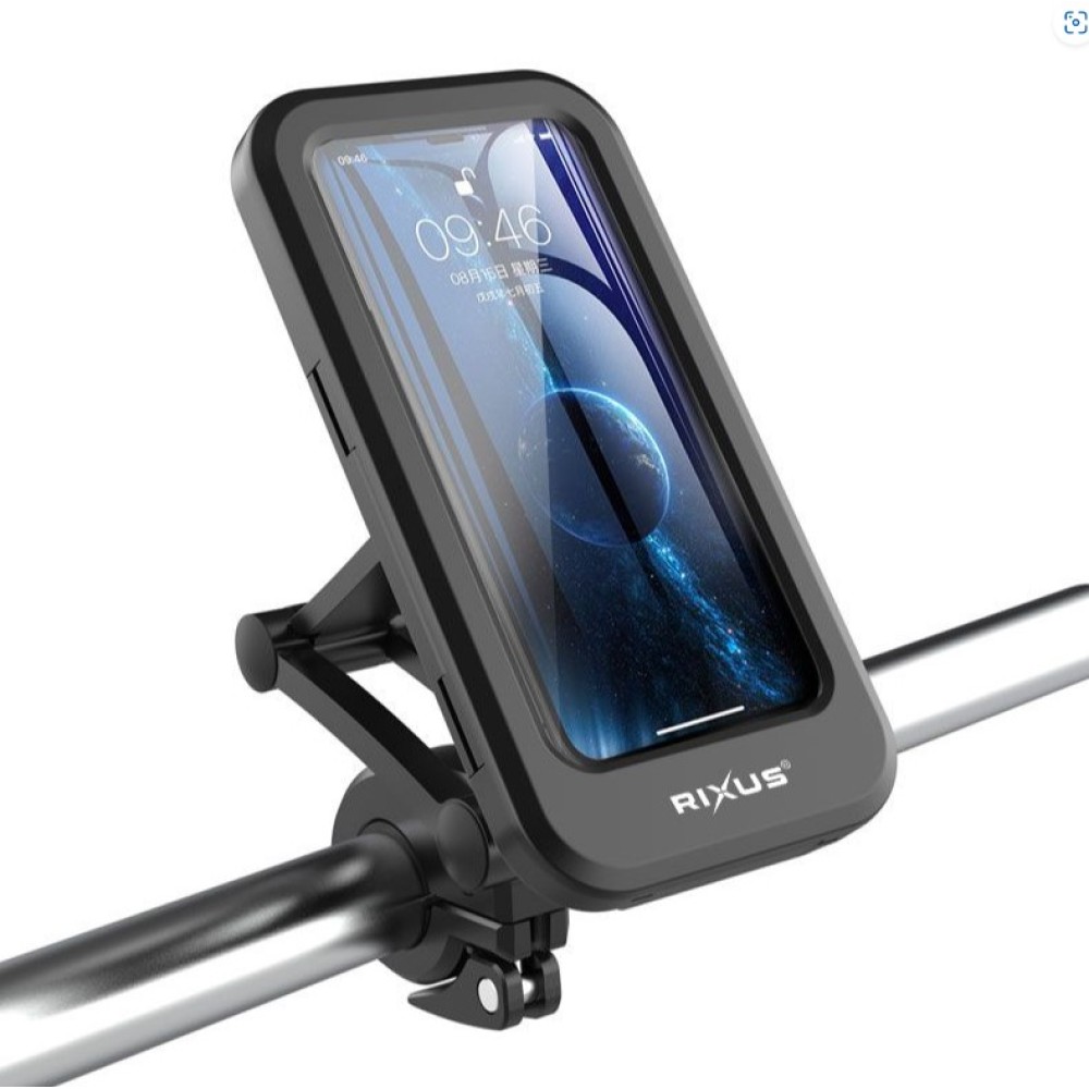 Rixus RXHM52 Waterproof Bike Phone Holder 360 Degree Rotation