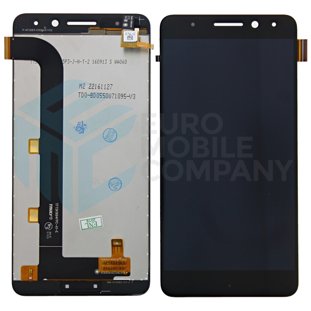 General Mobile GM5 Plus Display + Digitizer - Black