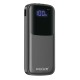 Rixus RXPB36B Powerbank 10.000 mAh With 4 Build-in Cables Black