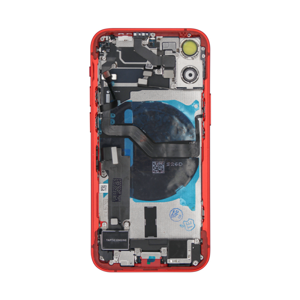 For iPhone 12 Mini Complete Housing incl. All Small Parts Without Battery Red