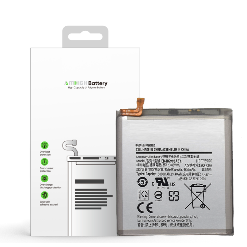 For Samsung Galaxy S21 Ultra 5G G998B Battery EB-BG998ABY (AMHigh Premium)