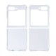 Rixus For Samsung Galaxy Z Flip6 Anti-Burst Case Clear