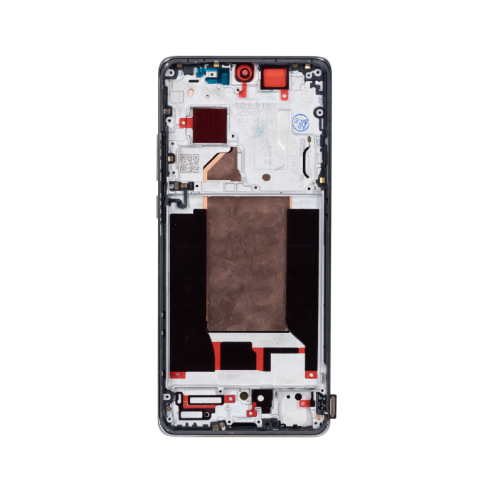 Oppo Reno 10 Pro Plus (CPH2521) Display And Digitizer With Frame Silvery Grey OEM