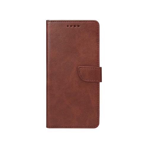 Rixus Bookcase For Samsung Galaxy S25 S9310 Brown