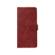 Rixus Bookcase For Samsung Galaxy A55 A556B Dark Red
