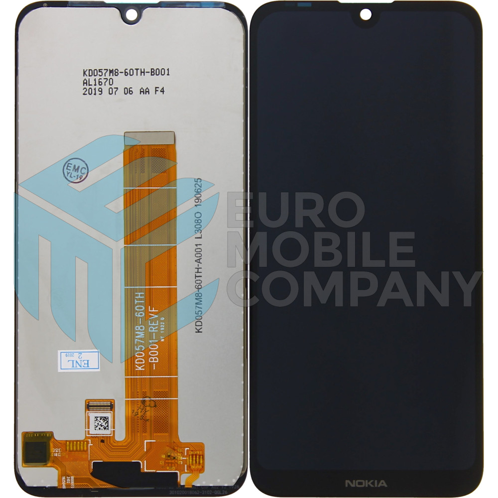 Nokia 2.2 Display + Digitizer Complete - Black