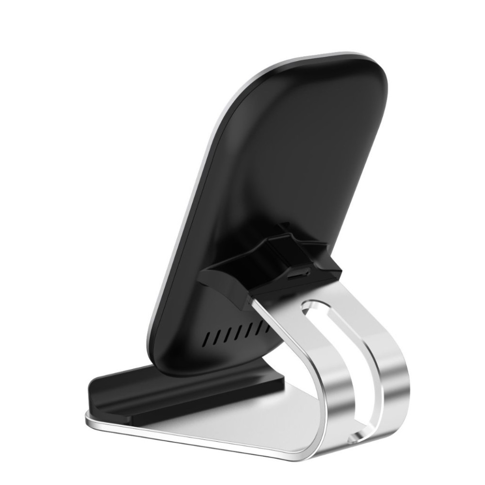 Rixus RXWC35 Wireless Charging Stand Silver