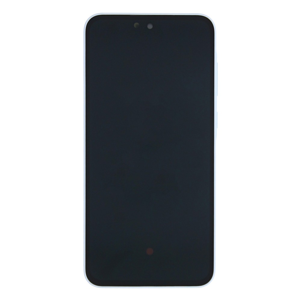 Samsung Galaxy A35 5G A356B Display And Digitizer With Frame Light Blue Pre Assembled
