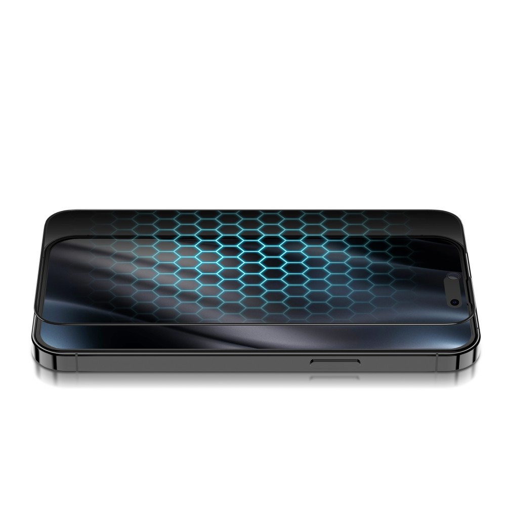 Rixus Privacy Full Curved Edge Tempered Glass For iPhone 12 Pro Max (10-Pack)