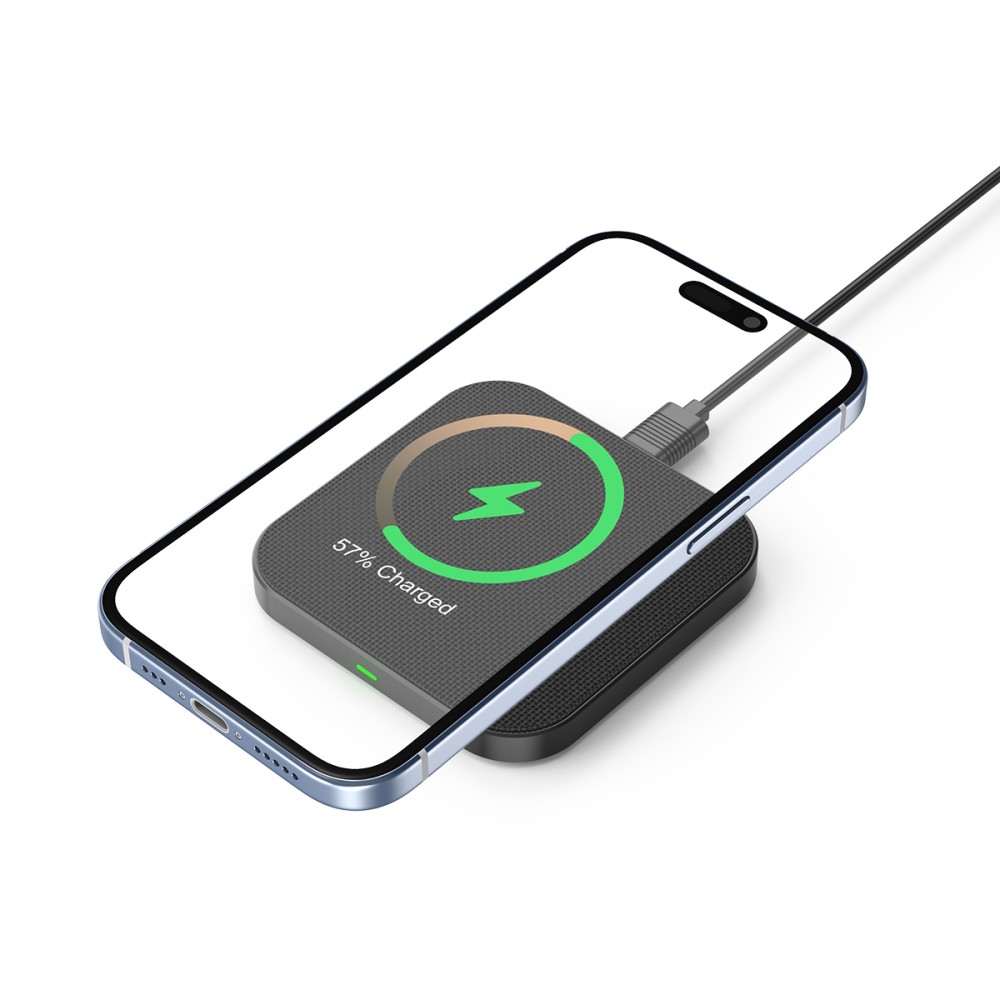 Rixus RXWC25 Boost 15W Wireless Charging Pad Black