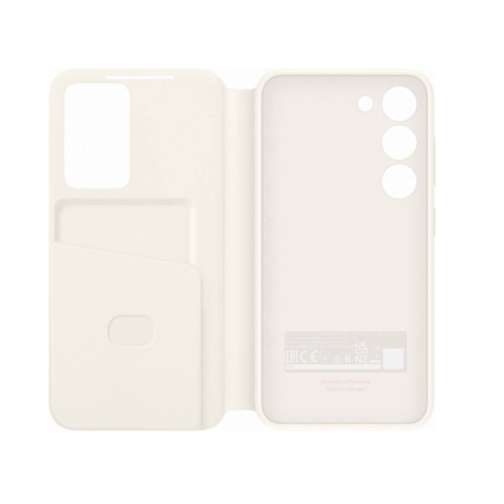 Samsung S23 (SM-S911B) S-View Wallet Case EF-ZS911CUEGWW - Cream