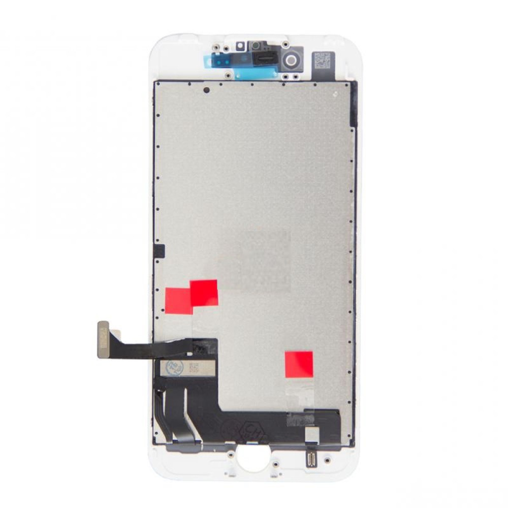 iPhone 7 OEM Display + Replacement Digitizer + Metal Plate - White