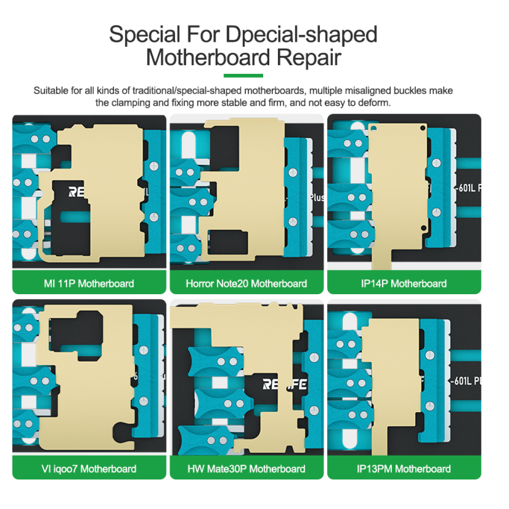 Relife Mobile Phone Special-shaped Motherboard Repair Fixture RL-601L Plus