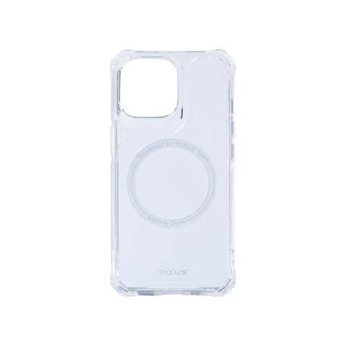 Rixus Armor-X Anti Shock Case With MagSafe For iPhone 12 Pro Max Transparent