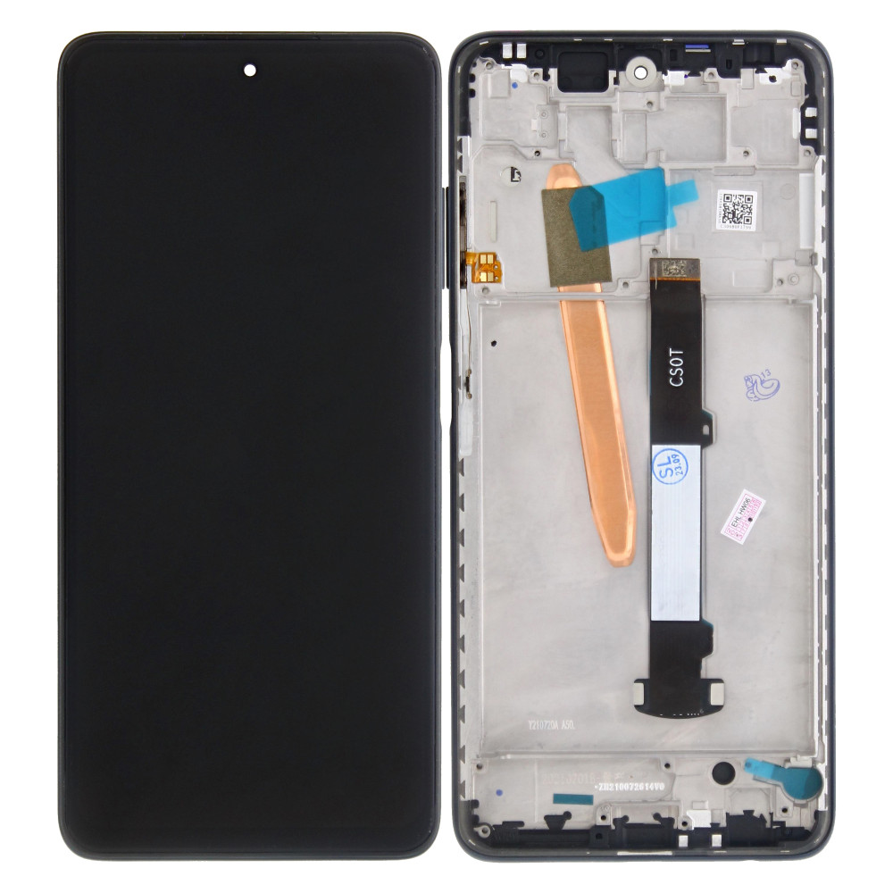 Xiaomi Poco X3 2020 / X3 NFC OEM Display + Digitizer Complete With Frame - Tarnish / Black