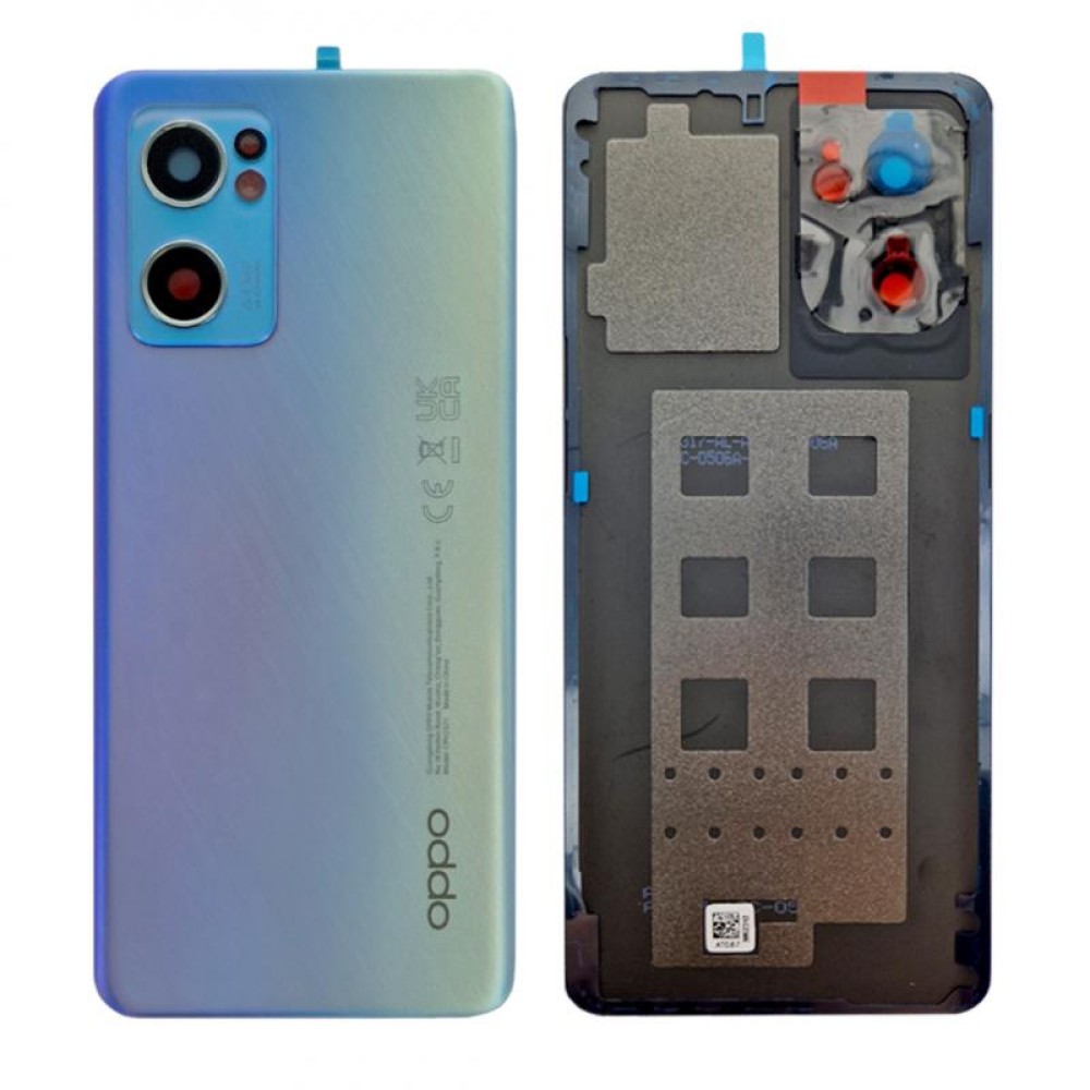 Oppo Reno 7 5G (CPH2371) Battery Cover - Startrails Blue