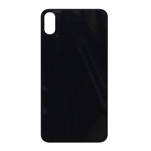 For iPhone XS Max Extra Glass Space Gray (Enlarged Camera Frame) (excl. Logo)