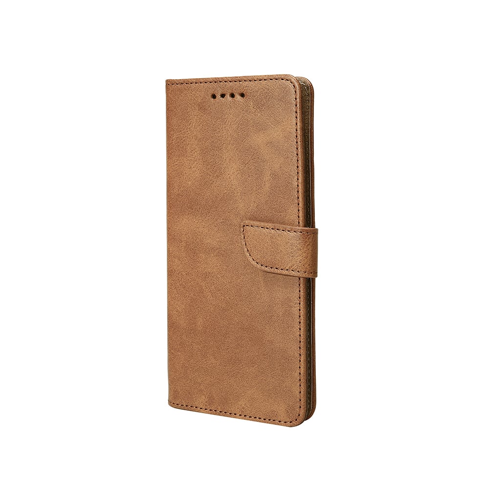 Rixus Bookcase For Samsung Galaxy A36 A366B Light Brown