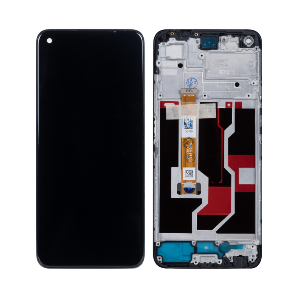 Oppo A96 4G CPH2333 Display And Digitizer With Frame Starry Black