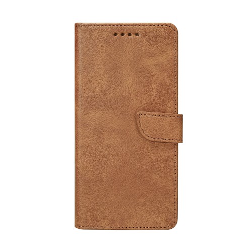 Rixus Bookcase For Samsung Galaxy S25 S9310 Light Brown