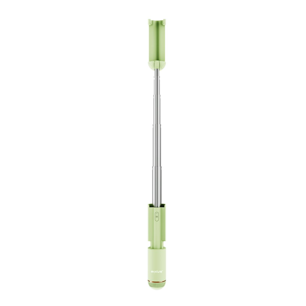 Rixus Mini Integrated Selfie Stick Bluetooth RXSF30G - Green