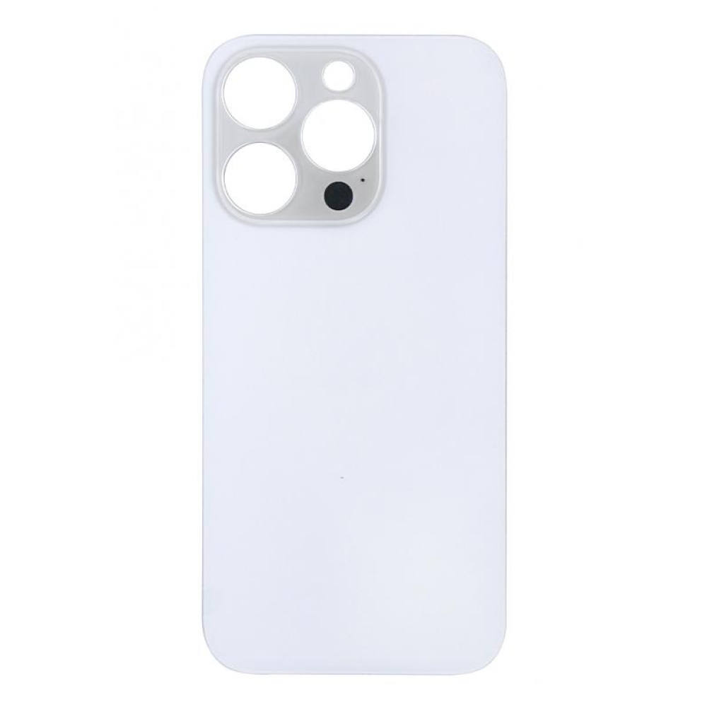 For iPhone 14 Pro Max Extra Glass Silver (Enlarged Camera Frame) (excl. Logo)