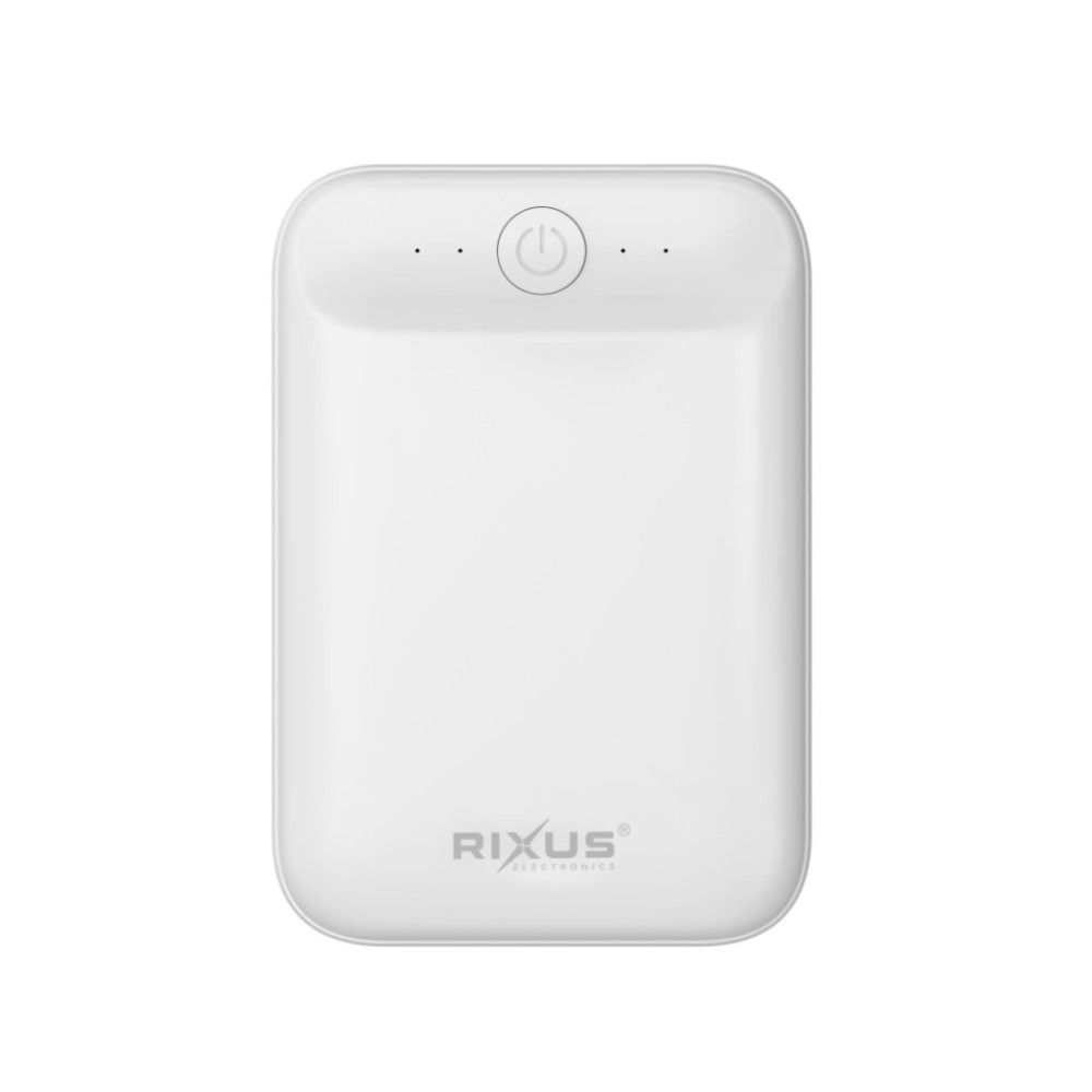 Rixus RXPB33B Ultra-Compact Powerbank 10.000 mAh White