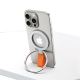 Rixus RXPH20SO Mobile Phone Holder With MagSafe Silver + Orange