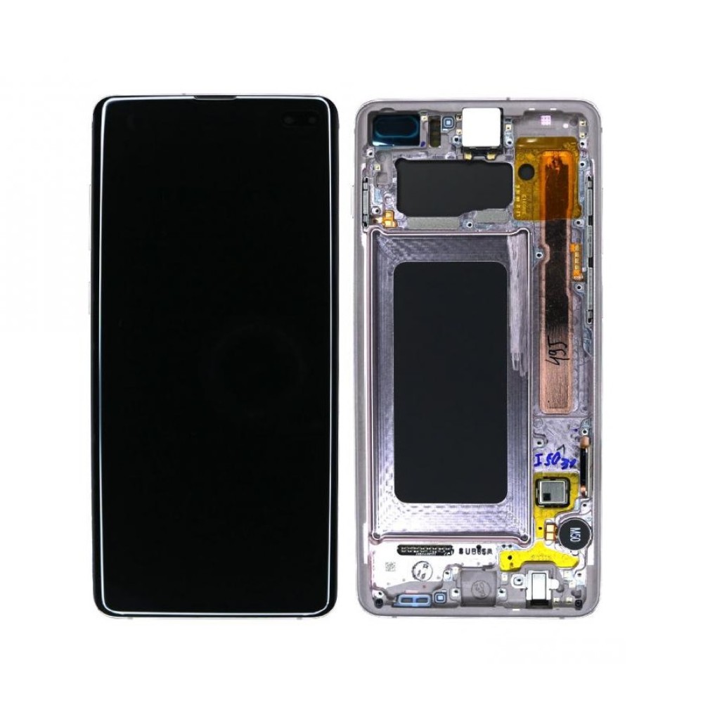 Samsung Galaxy S10 Plus (SM-G975F) GH82-18834J / GH82-18849J Display Complete - Ceramic White