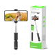 Rixus Mini Integrated Selfie Stick Bluetooth RXSF30B - Black