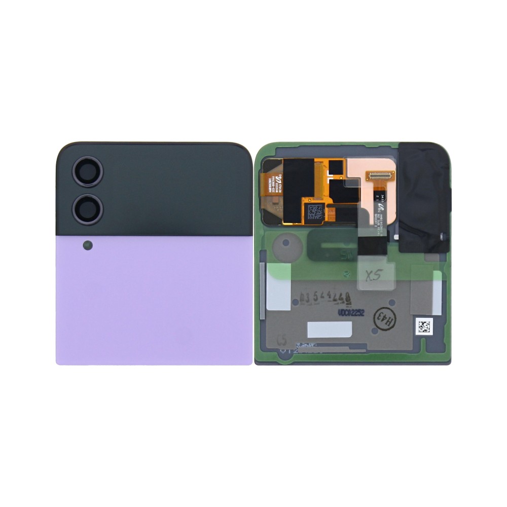 Samsung Galaxy Z Flip 4 (SM-F721B) Battery Cover Up + Outer LCD display (GH97-27947B) - Bora Purple