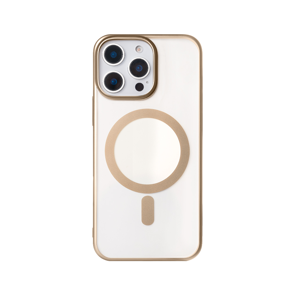 Rixus Instinct Mag Case For iPhone 12, 12 Pro Desert Titanium