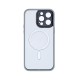 Rixus Classic 04 Case With MagSafe For iPhone 15 Pro Max Grey