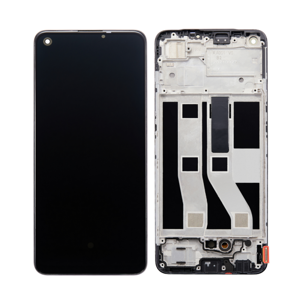 Oppo / A74 4G (CHP2219) / Reno 4 SE Oled Display Complete + Frame - Black