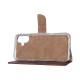 Rixus Bookcase For iPhone 16 Brown