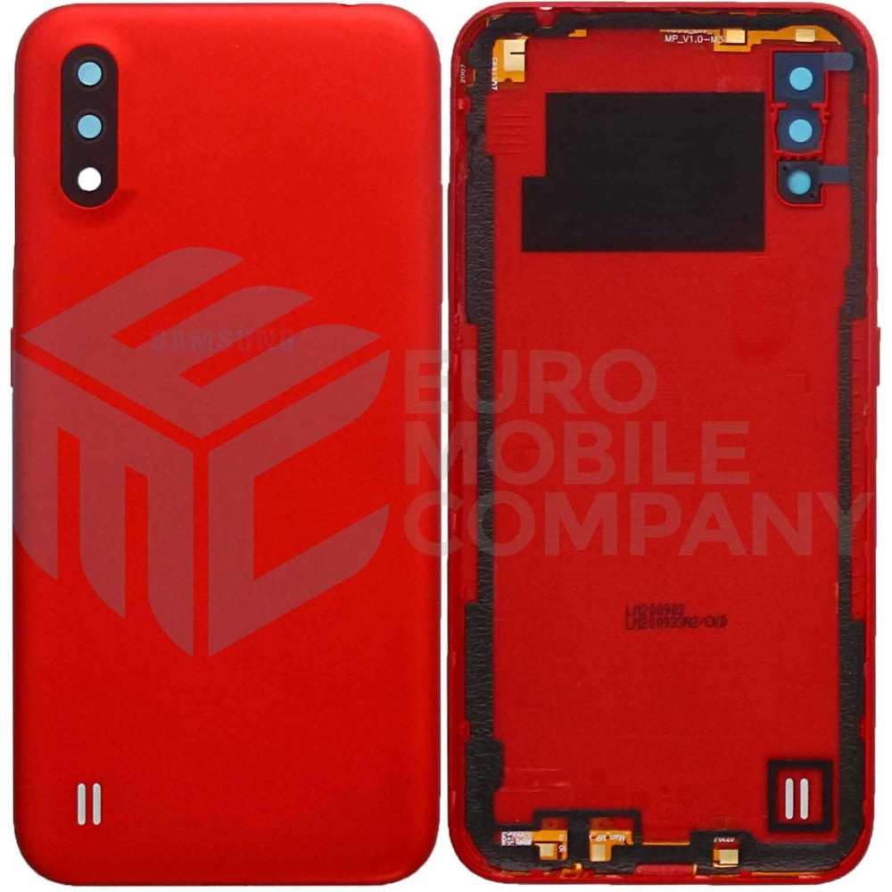 Samsung Galaxy A01 A015F Back Cover Red With Lens OEM