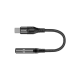 Rixus RXMU36C USB-C to 3.5mm Audio Adapter Female 10CM Black